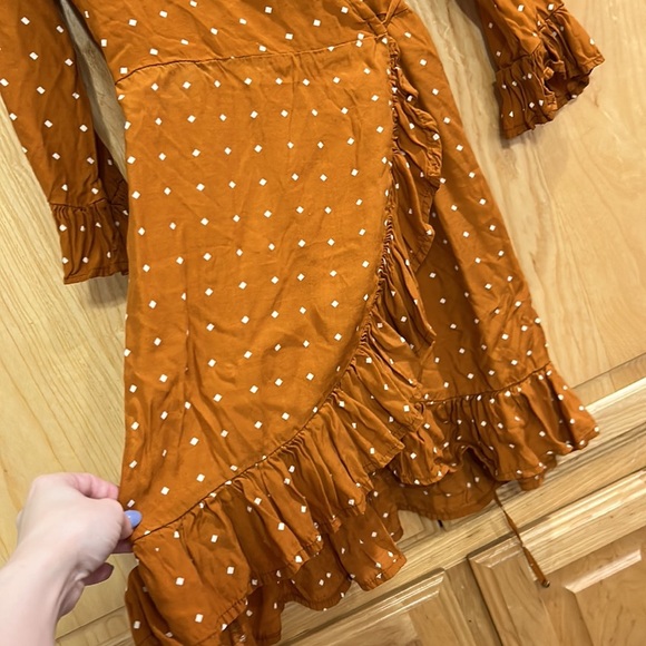 Faithful The Brand Polka Dot Wrap Dress - Picture 4 of 13
